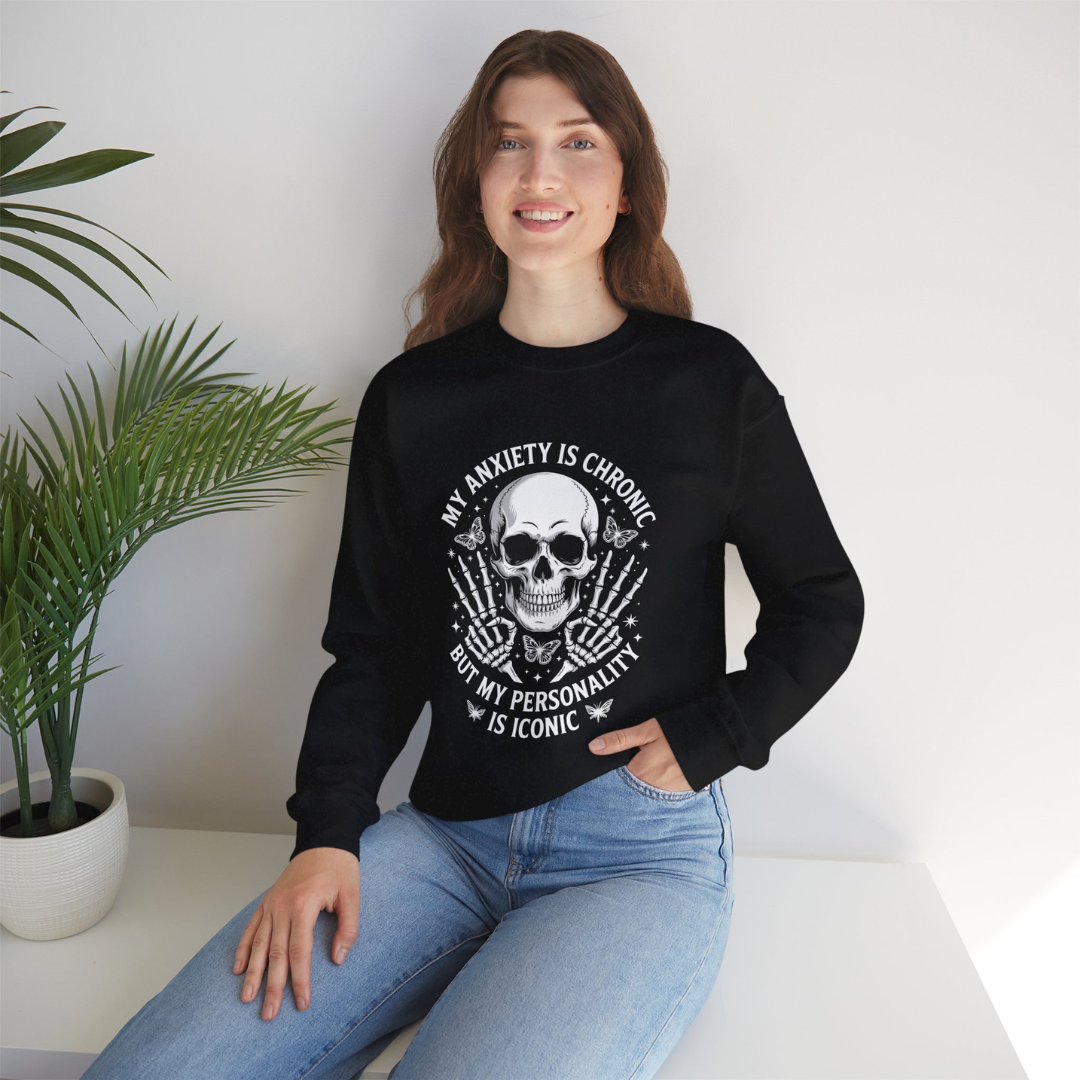 [PHYSICAL] Unisex Casual Pullover for Anxiety Awareness