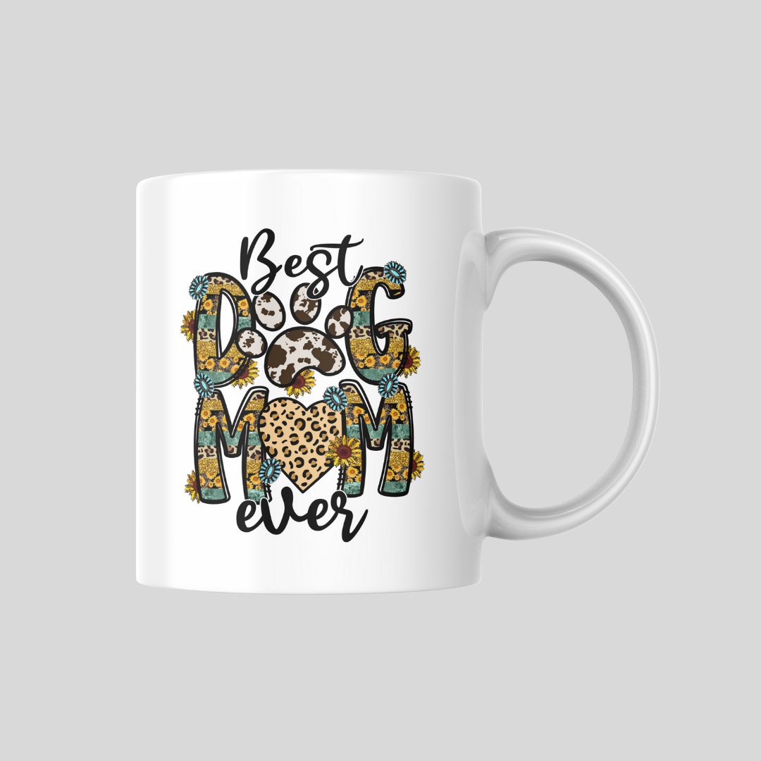 [PHYSICAL] Colorful Graphic Mug for Dog Mom