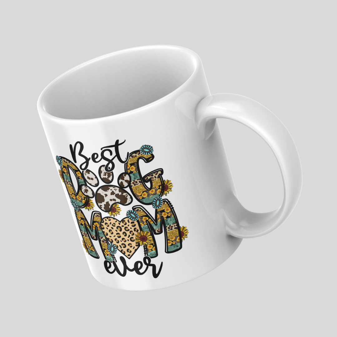 [PHYSICAL] Colorful Graphic Mug for Dog Mom