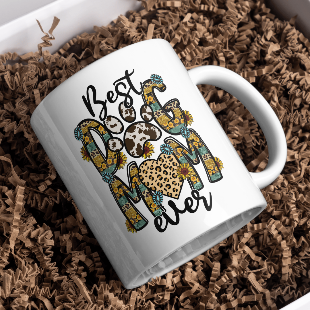 [PHYSICAL] Colorful Graphic Mug for Dog Mom