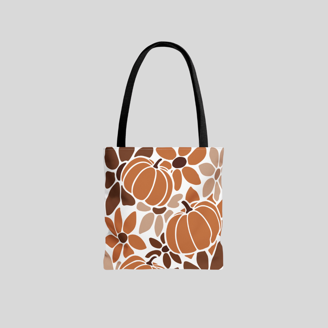 [PHYSICAL] Autumn Pumpkin Pattern Tote Bag