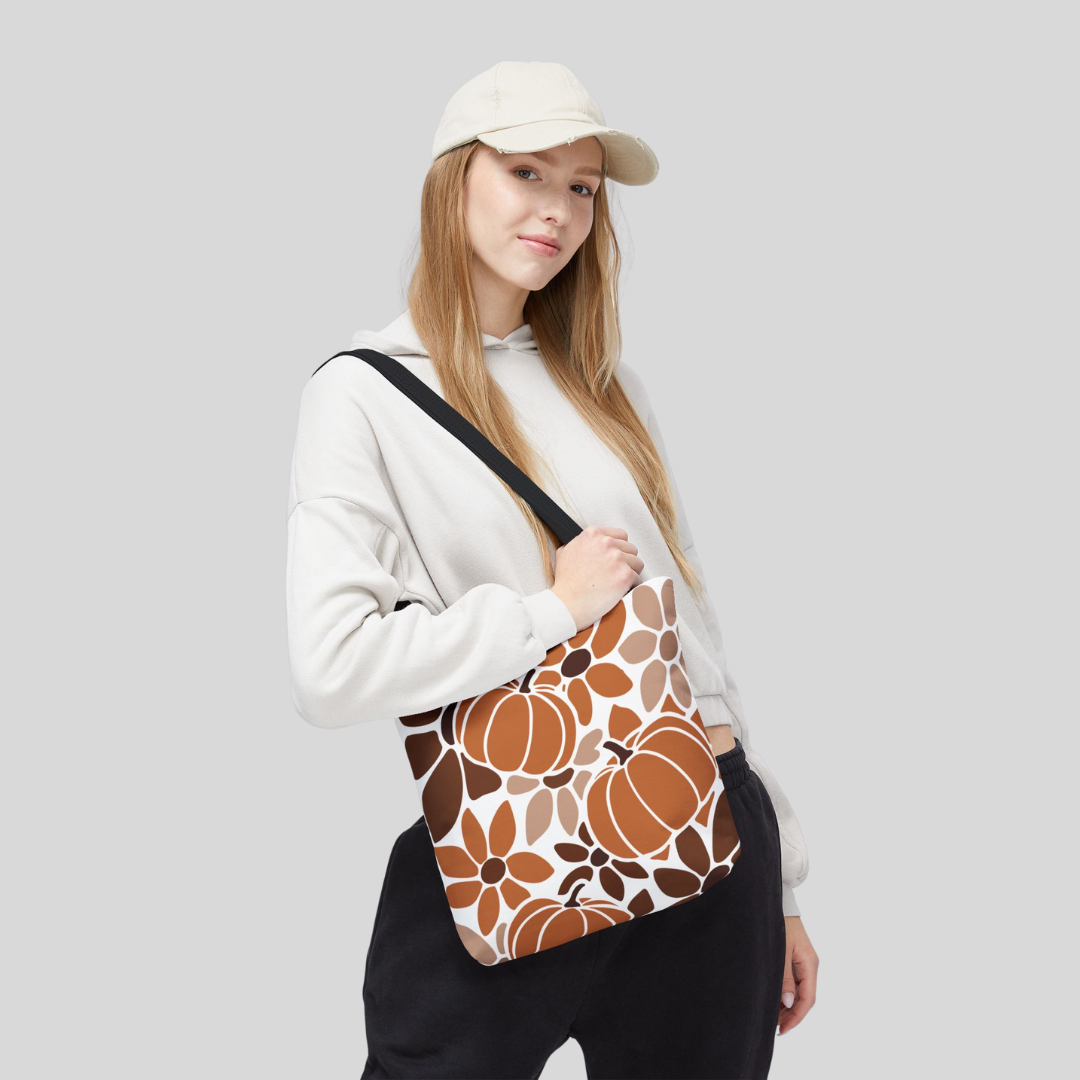 [PHYSICAL] Autumn Pumpkin Pattern Tote Bag