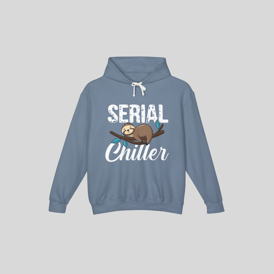 [PHYSICAL] Unisex Lightweight Hooded Sweatshirt - "Serial Chiller"