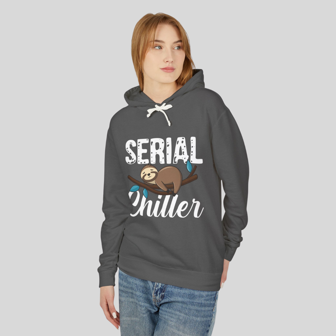 [PHYSICAL] Unisex Lightweight Hooded Sweatshirt - "Serial Chiller"