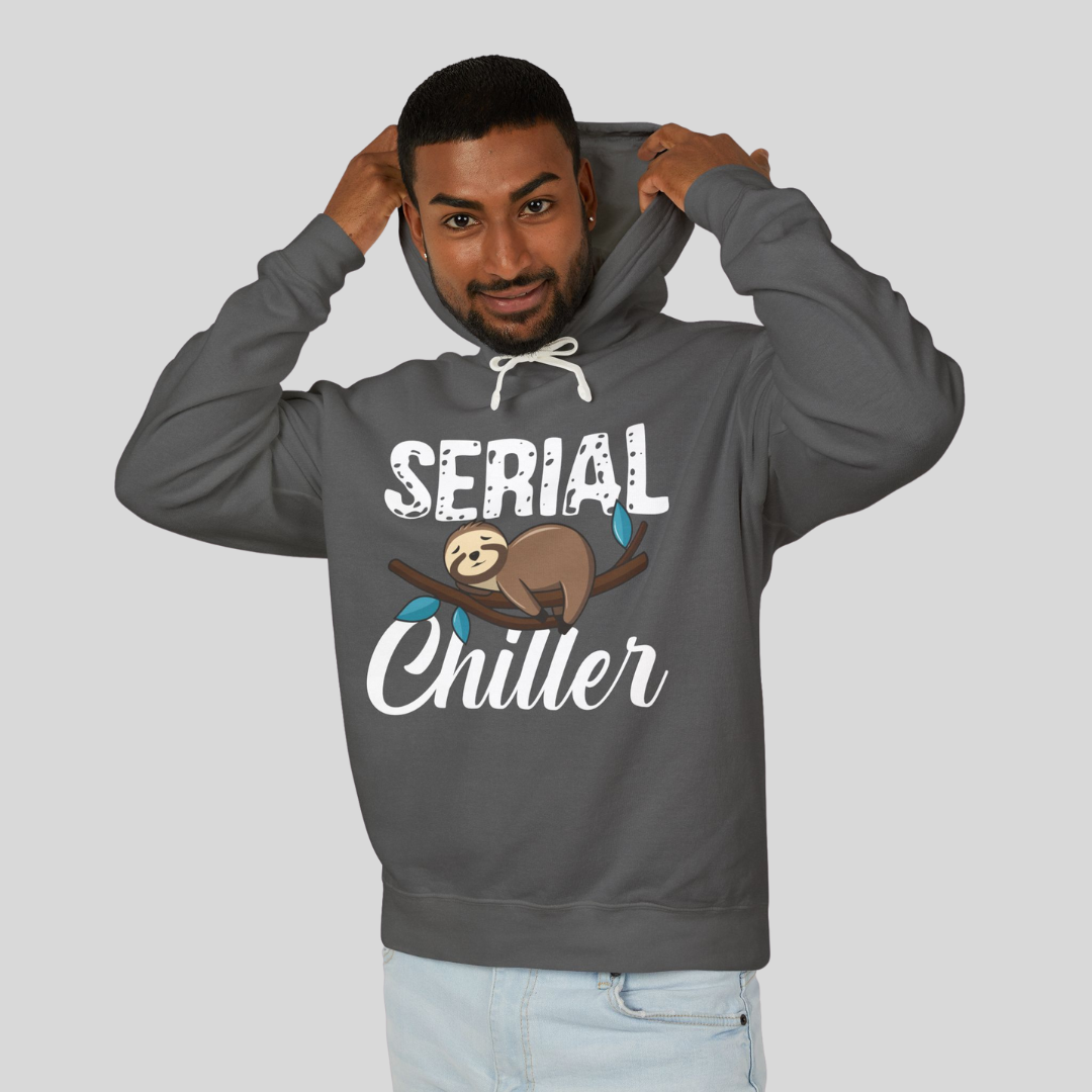 [PHYSICAL] Unisex Lightweight Hooded Sweatshirt - "Serial Chiller"
