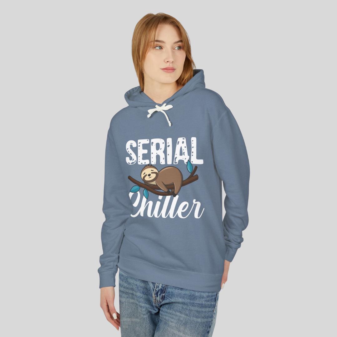 [PHYSICAL] Unisex Lightweight Hooded Sweatshirt - "Serial Chiller"