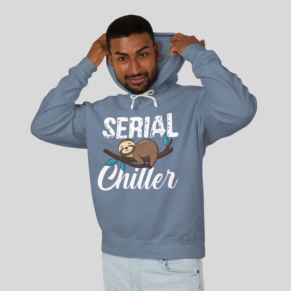 [PHYSICAL] Unisex Lightweight Hooded Sweatshirt - "Serial Chiller"