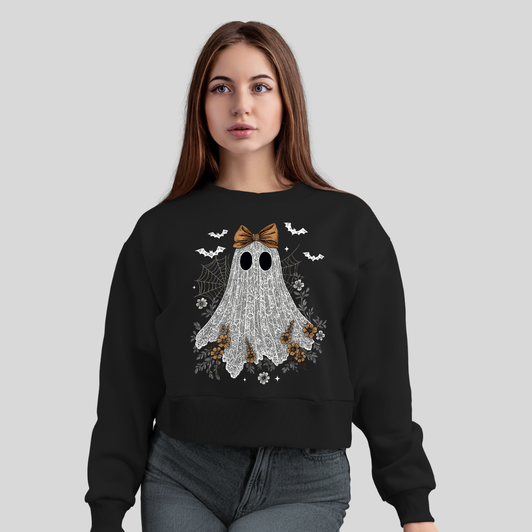[PHYSICAL] Spooky Ghost Crewneck Sweatshirt