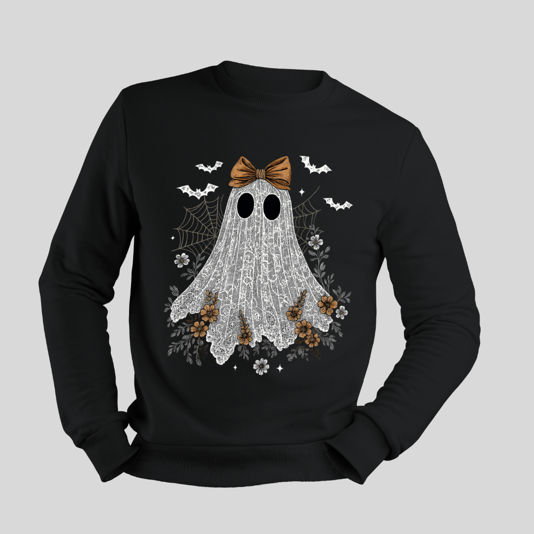 [PHYSICAL] Spooky Ghost Crewneck Sweatshirt