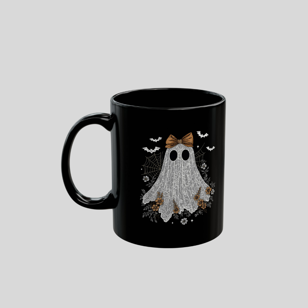 [PHYSICAL] Cozy Black Mug for Halloween