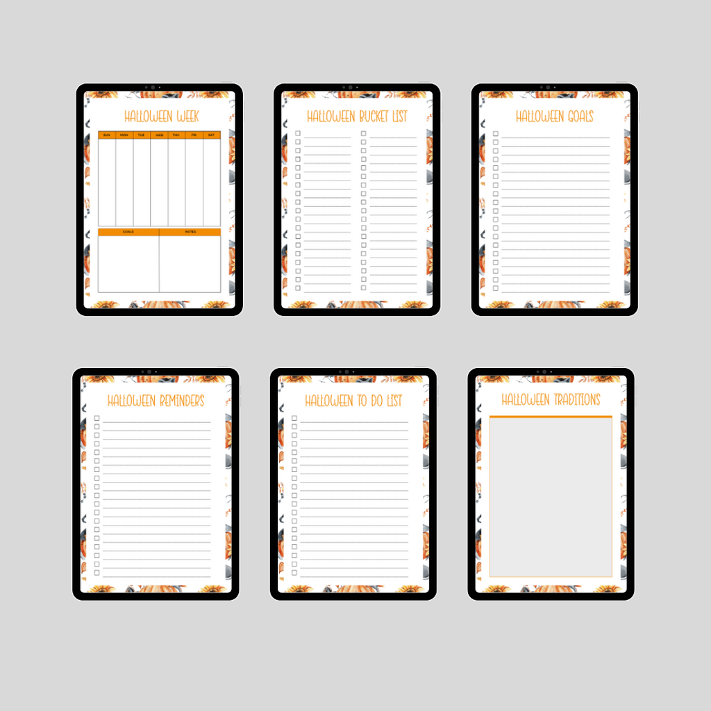 [DIGITAL] Halloween Digital Planner Printable