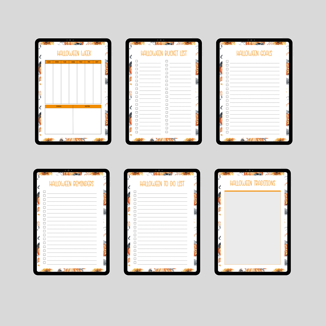 [DIGITAL] Halloween Digital Planner Printable