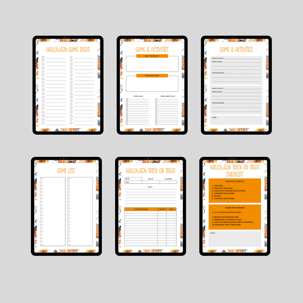 [DIGITAL] Halloween Digital Planner Printable