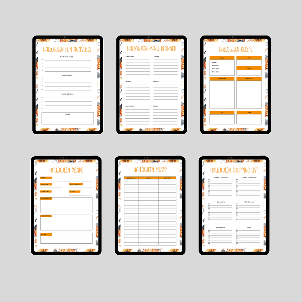 [DIGITAL] Halloween Digital Planner Printable