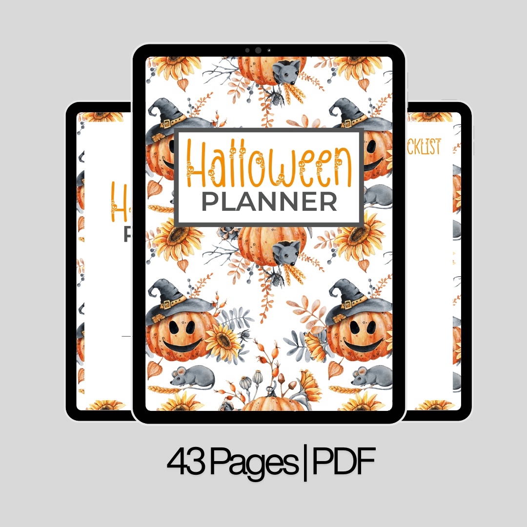 [DIGITAL] Halloween Digital Planner Printable