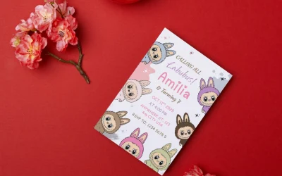 Labubu Birthday Invitation